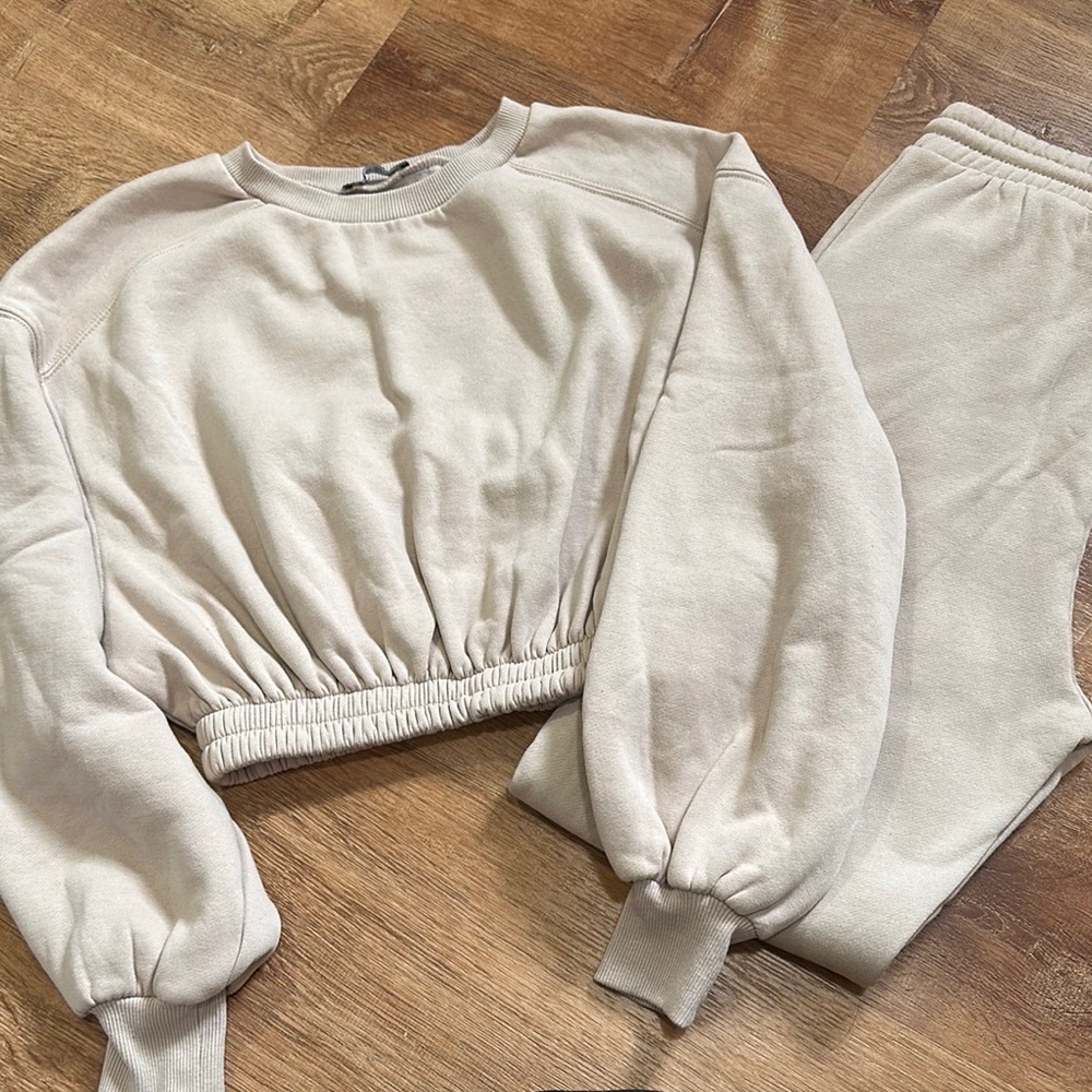 Zara Cream Lounge set